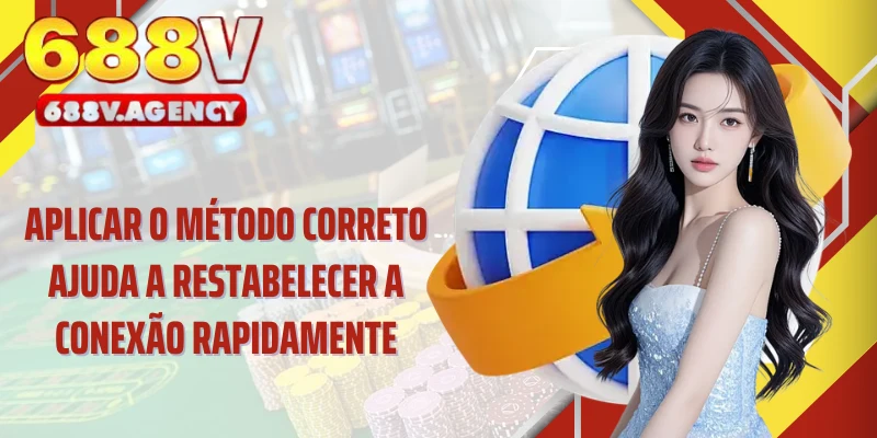 Aplicar o método correto ajuda a restabelecer a conexão rapidamente