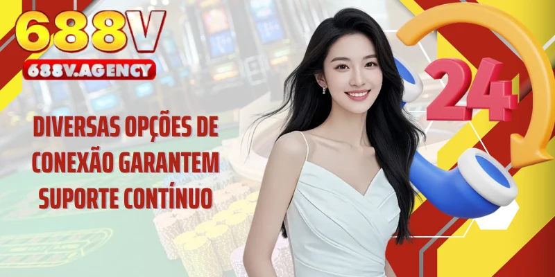 Diversas opções de conexão garantem suporte contínuo