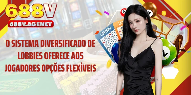 O sistema diversificado de lobbies oferece aos jogadores opções flexíveis